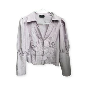 Milk and Honey Lavender Corset Blouse